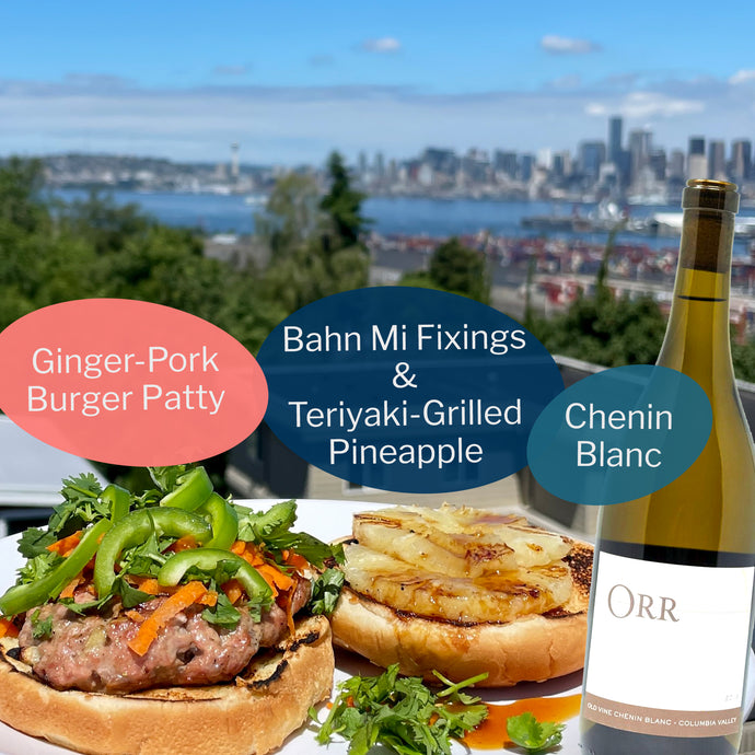 Asian-Inspired Burger and Wine Pairing