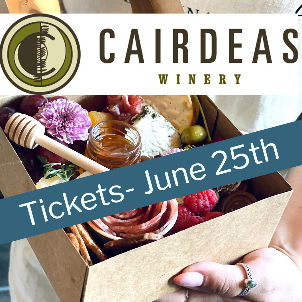Charcuterie and Wine Pairing Workshop June 25