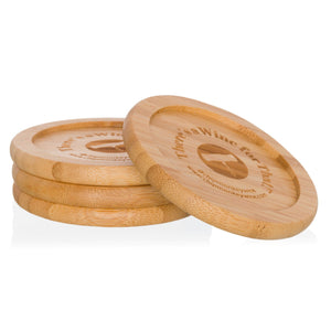 There's a Wine for That Bamboo Coasters