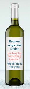 Request a Specific Wine