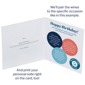 Personal Wine Club Gift Message