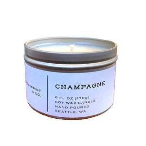 Fingerprint & Co. Champagne Candle